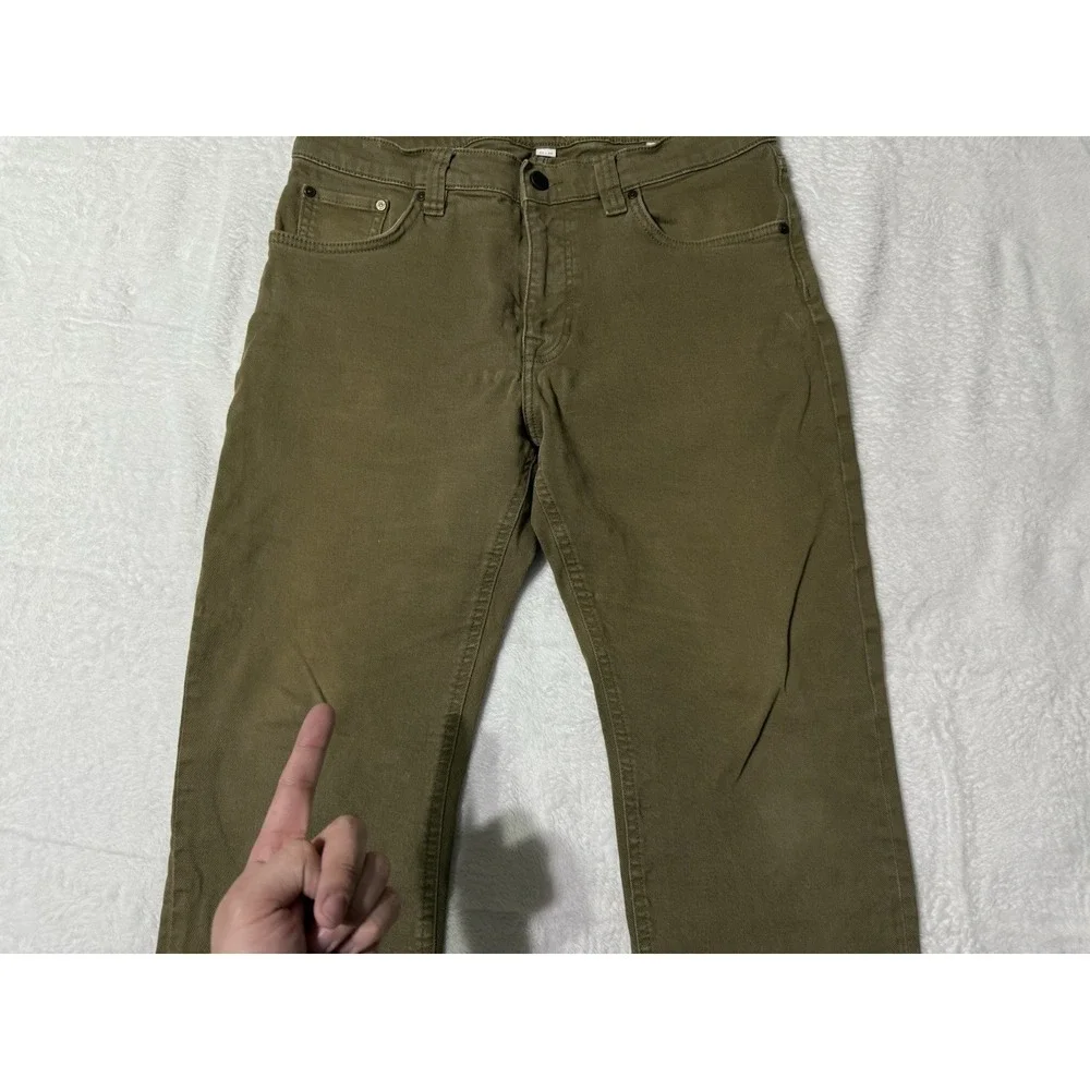 Tecovas Jeans Mens 32x28‎ Faded Green Straight Five-Pocket Comfort Denim